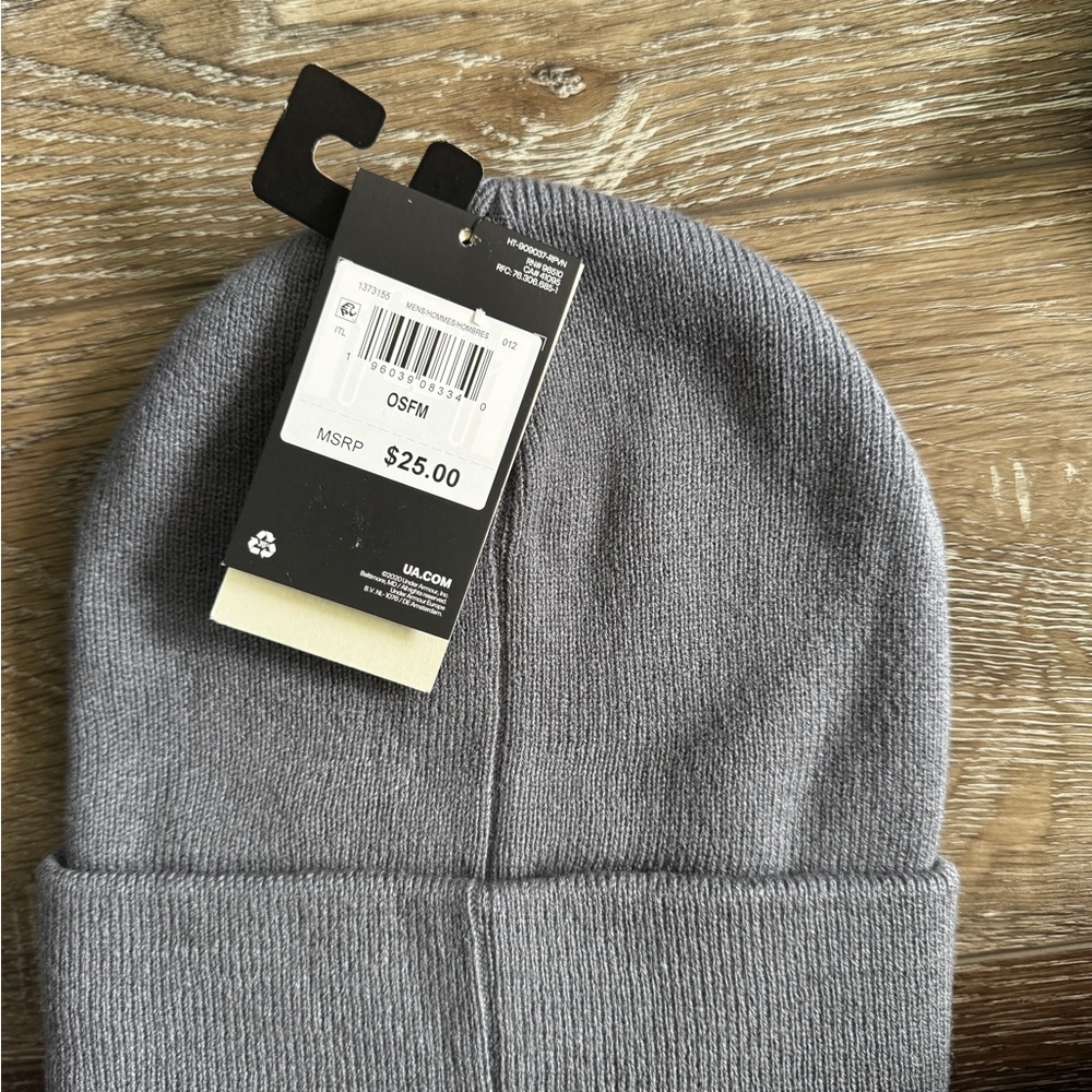 Under Armour Mens Halftime Cuff Beanie Winter Hat - 1373155 - NWT - Picture 5 of 5